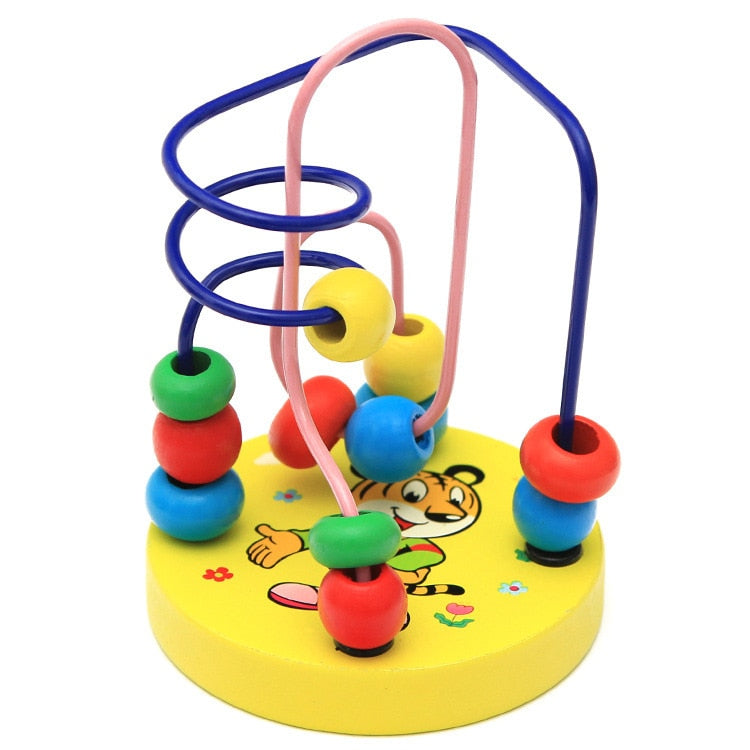 Educational Lovely Animals Round Beads Kids Toys