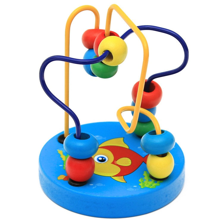 Educational Lovely Animals Round Beads Kids Toys