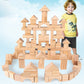 Eco-Friendly Wooden Toy Set: 100 Pine Building Blocks