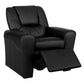 Keezi Kids Recliner Chair PU Leather Sofa Lounge Couch Children Armchair Black