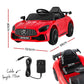 Kids Electric Ride On Car Mercedes-Benz AMG GTR Licensed Toy Cars Remote Red