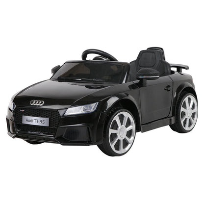 Kids Electric Ride On Car Audi Licensed TTRS Toy Cars Remote 12V Battery Black