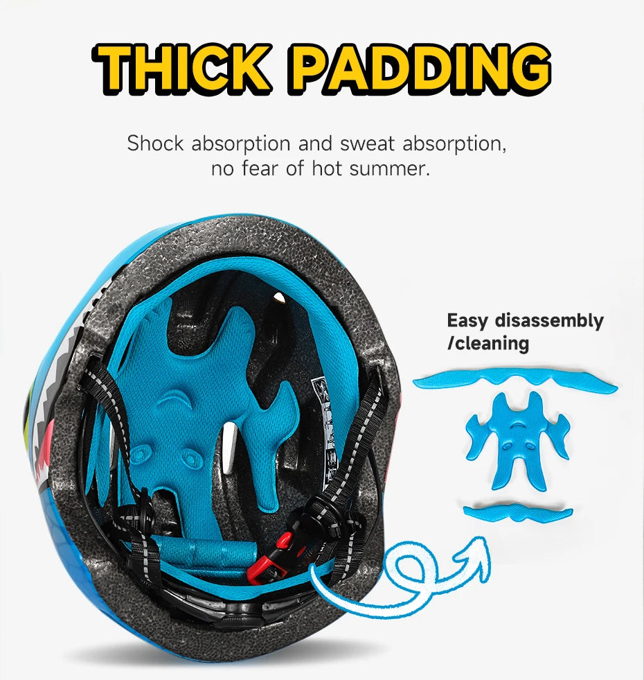 Kids Bicycle Helmet Child Sports Safety Cycling Protection Knee Elbow Pad Sets Balance Bike Roller Skating Helmet Guard