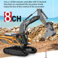 RC Alloy Dump Truck Car and Excavator Remote Control Car Toys for Boys Children's Gifts