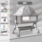 crib baby portable foldable BB cot multi-functional mobile cradle splice bed crib foldable adjustable can be used as a bassinet