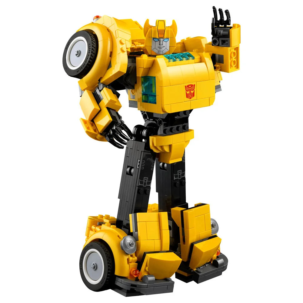 950Pcs Yellow Robot Transformer Truck