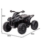 Kahuna GTS99 Kids Electric Ride On Quad Bike Toy ATV 50W - Black