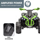 Kahuna GTS99 Kids Electric Ride On Quad Bike Toy ATV 50W - Green