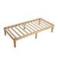 Single Size Warm Wooden Natural Bed Base Frame – Single